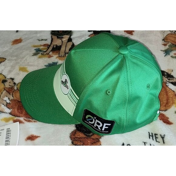 Norfolk Tides Baseball Hat Cap Green With Souvenir Tickets - Picture 5 of 5